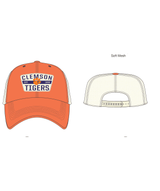 Clemson Tigers Crawford Clean Up Adjustable Hat