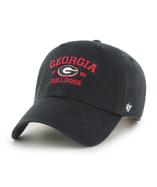 Georgia Bulldogs - Original Clean Up Black Hat, 47 Brand