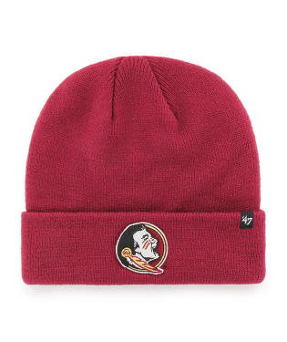 Florida State Seminoles - Cardinals Raised Cuff Knit Beanie, 47 Brand