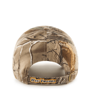 West Virginia Mountaineers - Realtree Clean Up Hat, 47 Brand