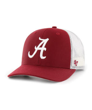 Alabama Crimson Tide - Razor Red Trucker Hat, 47 Brand