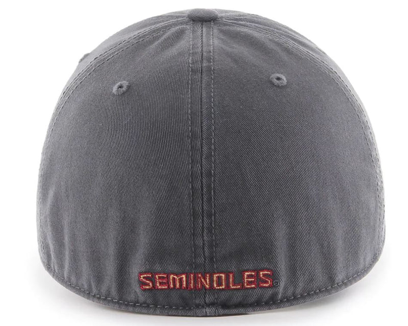 Florida State Seminoles - Charcoal Brand Clean Up Adjustable Hat, 47 Brand