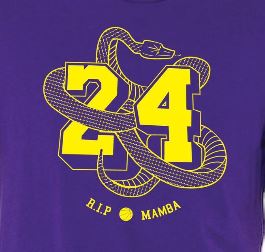 RIP Kobe Bryant - Black Mamba 24 Hoodie