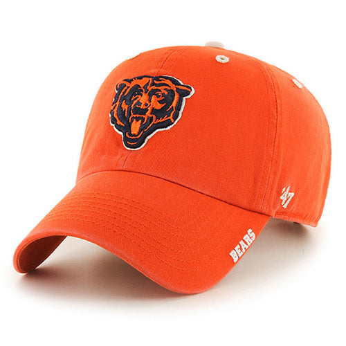 Chicago Bears - Adjustable Orange Ice Clean Up Hat, 47 Brand