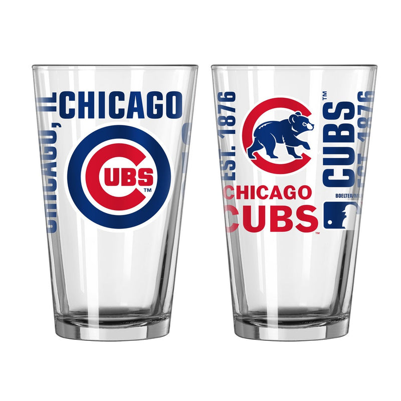 Chicago Cubs Pint Glass