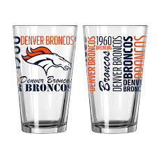 Denver Broncos Pint Glass