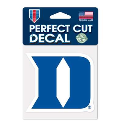 Duke Blue Devils Full Color Die Cut Decal - 4" X 4"