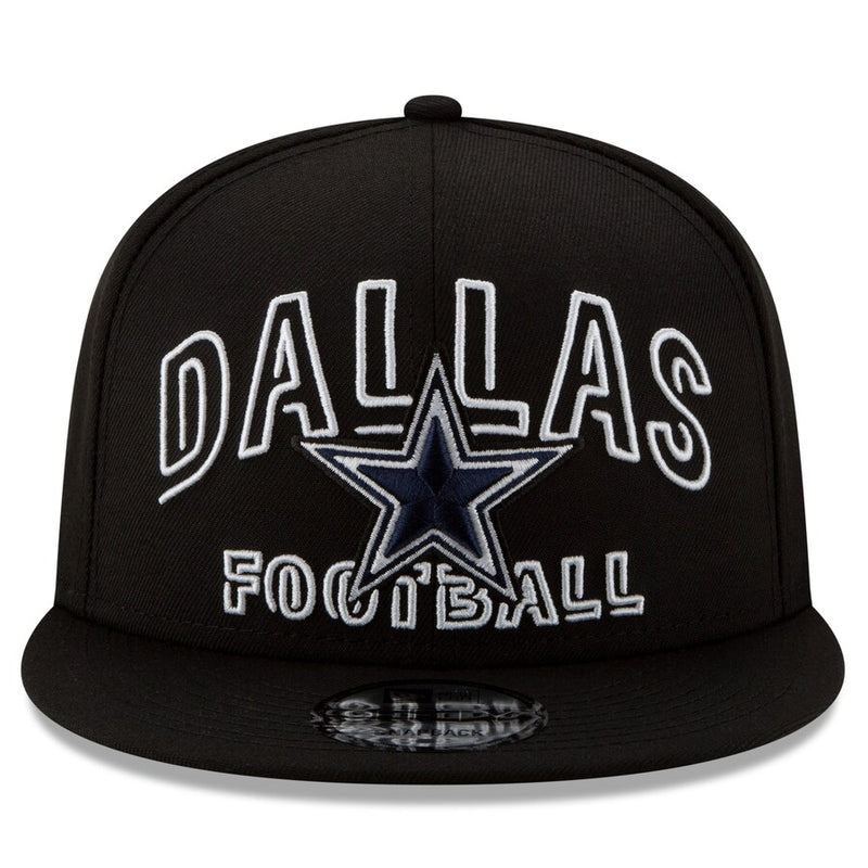 Dallas Cowboys New Era 2020 NFL Draft City 9FIFTY Adjustable Snapback Hat - Black