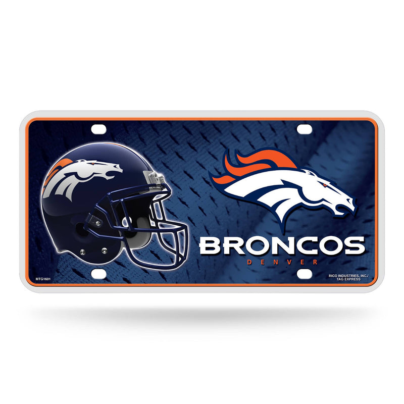 Denver Broncos License Plate