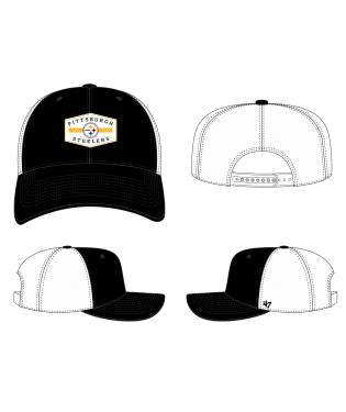 Pittsburgh Steelers - Black Convoy Trucker Hat, 47 Brand