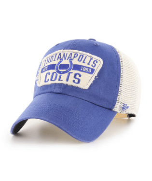 Indianapolis Colts - Vintage Royal Crawford Clean Up Hat, 47 Brand