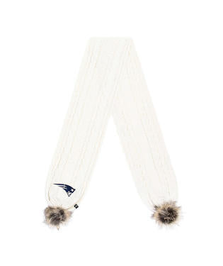 New England Patriots - White Meeko Scarf