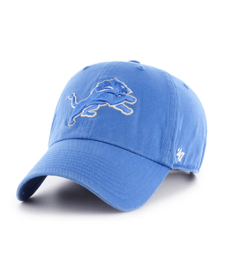 Detroit Lions - Blue Razor Clean Up Hat, 47 Brand