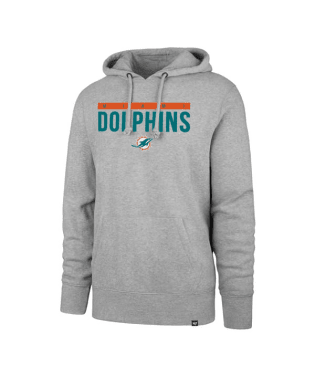 Miami Dolphins - Slate Grey Power Luck Headline Hoodie