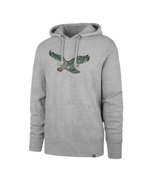 Philadelphia Eagles - Legacy Slate Grey Throwback Headline Hoodie