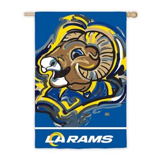 Los Angeles Rams - Justin Patten Suede GDN Garden Flag