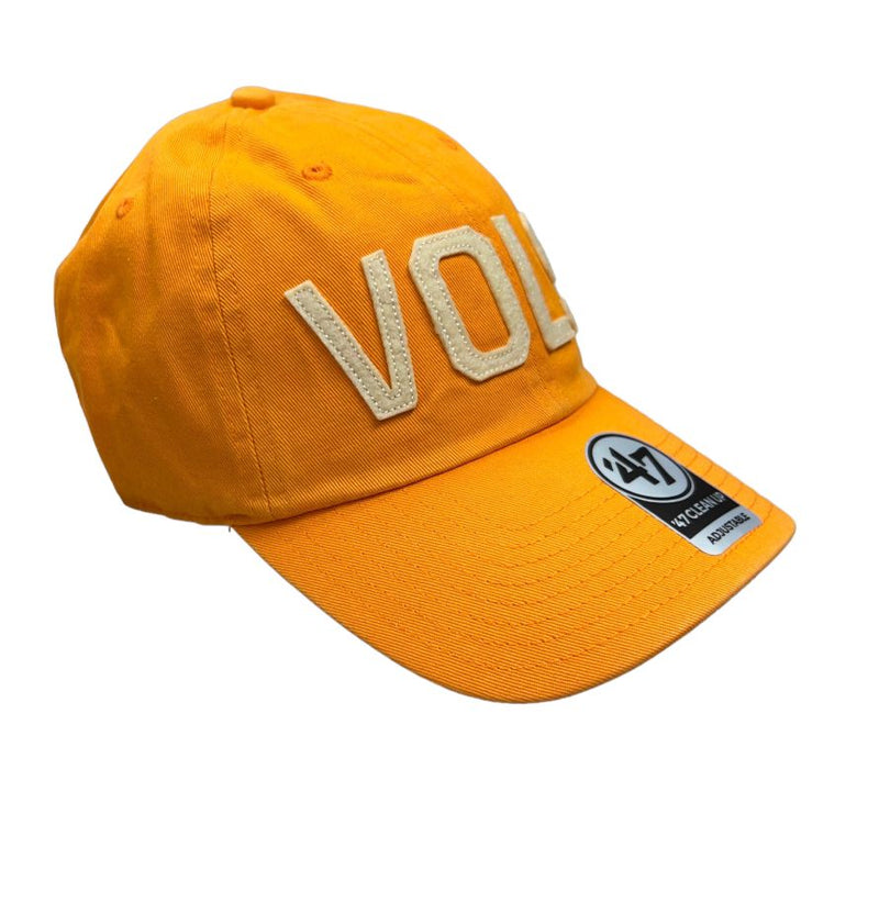 Tennessee Volunteers - Vibrant Orange Finley Clean Up Hat, 47 Brand