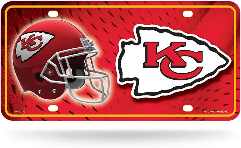 Kansas City Chiefs - Primary Logo Metal License Plate Tag