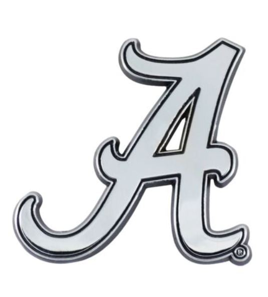 Alabama Crimson Tide - 3D 3" x 3.2" Metal Auto Emblem