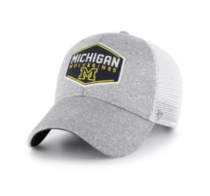 Michigan Wolverines - Gray Hitch Contender Hat, 47 Brand