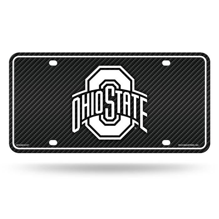 Ohio State Buckeyes Metal Auto Tag