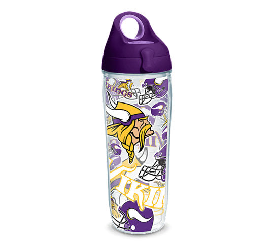 Minnesota Vikings - All Over Wrap Plastic Tumbler