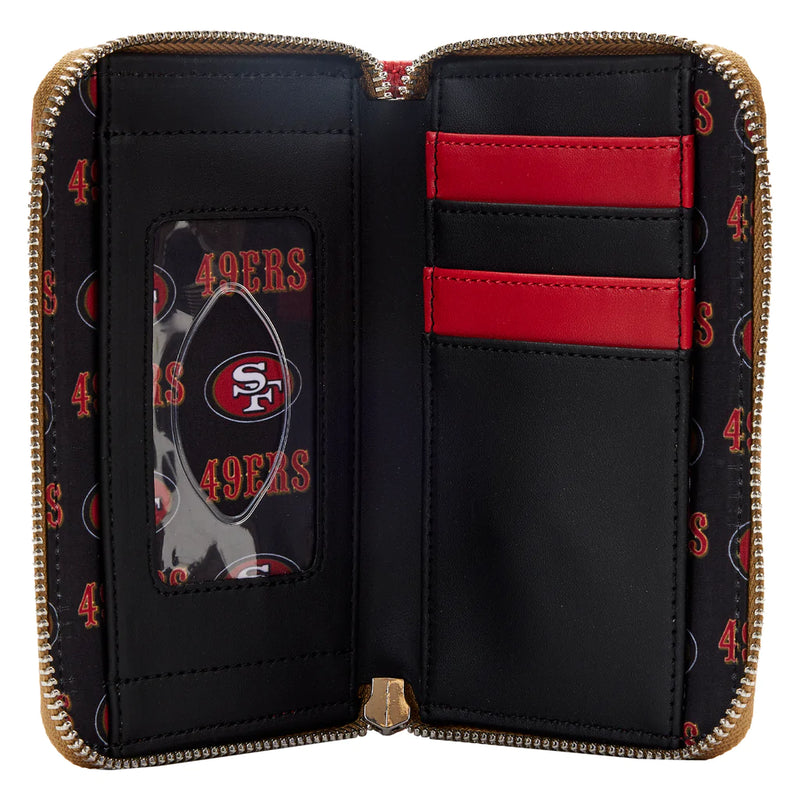 San Francisco 49ers - NFL Patches Zip Around Wallet