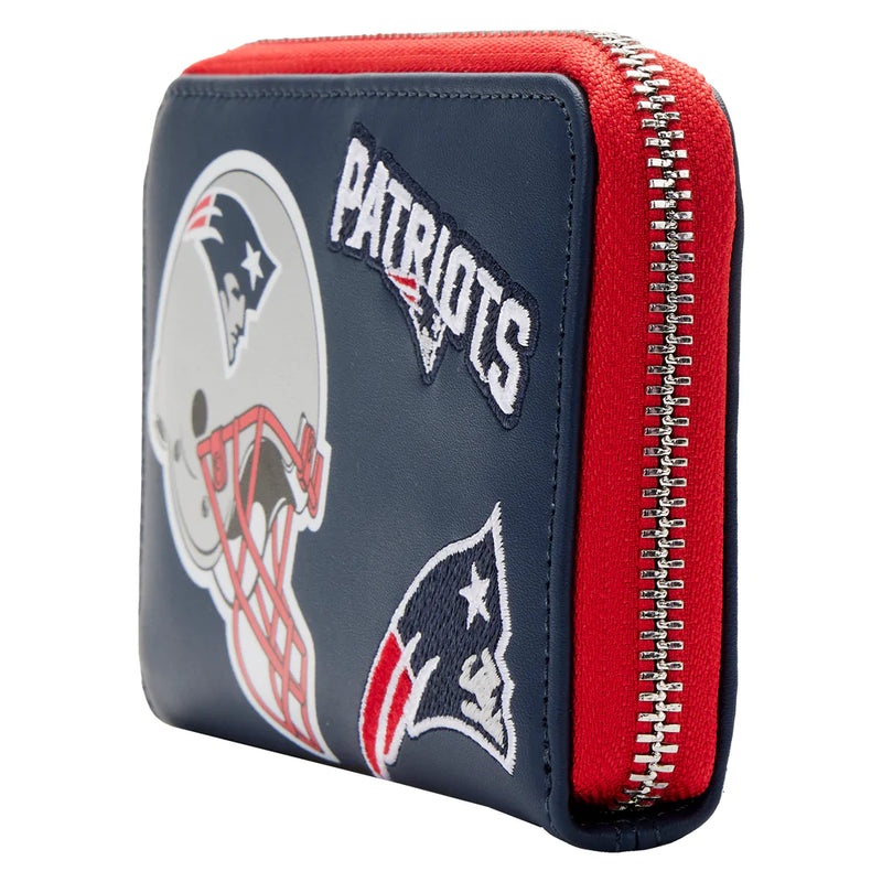 New England Patriots - NFL Patches Zip Around Wallet