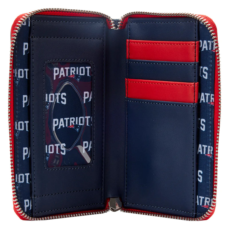 New England Patriots - NFL Patches Zip Around Wallet