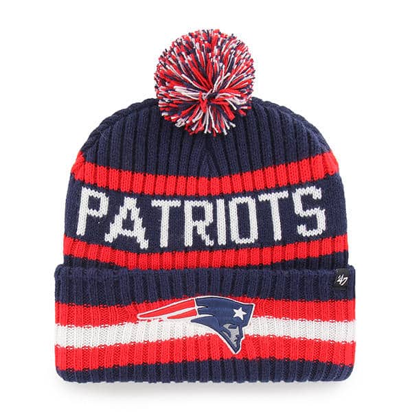 New England Patriots 47 Brand Light Navy Bering Cuff Knit Hat