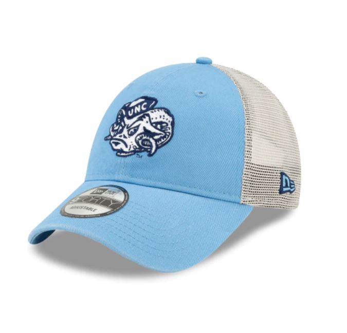 North Carolina Tar Heels 9Forty Trucker Adjustable Snapback