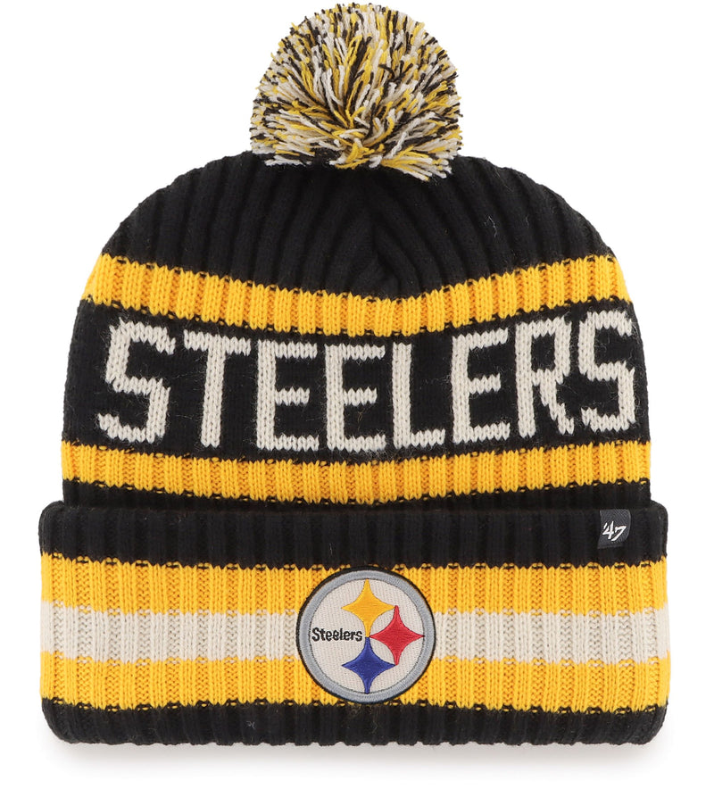 Pittsburgh Steelers Bering Black Cuffed Knit