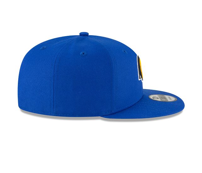 Los Angeles Rams - 9Fifty Majestic Helmet Logo Adjustable Snapback Hat, New Era