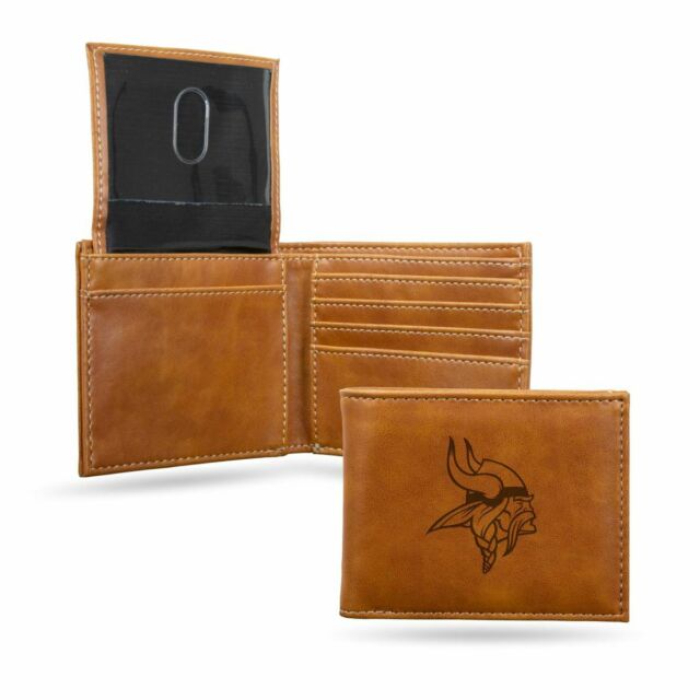 Minnesota Vikings Laser Engraved Billfold Wallet