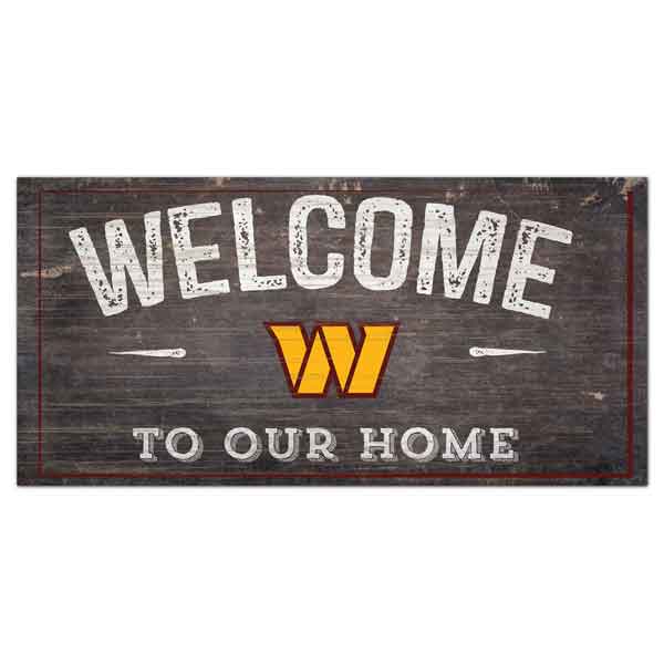 Washington Commanders - Welcome to our Home Wall Decor