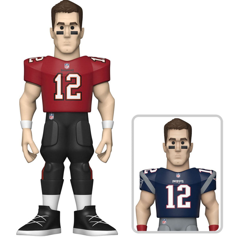 Funko NFL: Tampa Bay Buccaneers - Tom Brady (Home Uniform) 5" Gold Figure (with Chase)