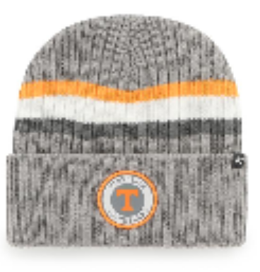 Tennessee Volunteers - Dark Gray Highline Cuff Knit Beanie, 47 Brand