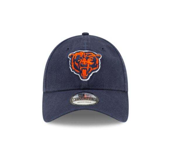 Chicago Bears - 9Twenty Core Classic Navy Adjustable Hat, New Era