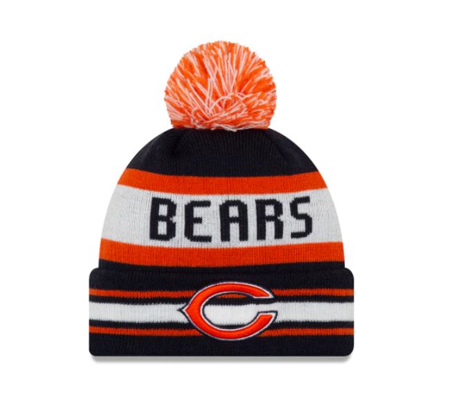 Chicago Bears - The Jack Knit Hat with Pom, New Era