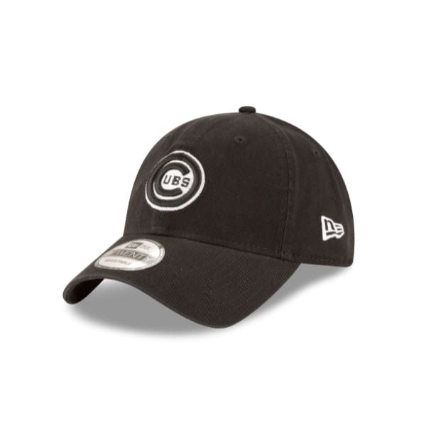 Chicago Cubs - 9Twenty Core Classic Black Adjustable Hat, New Era