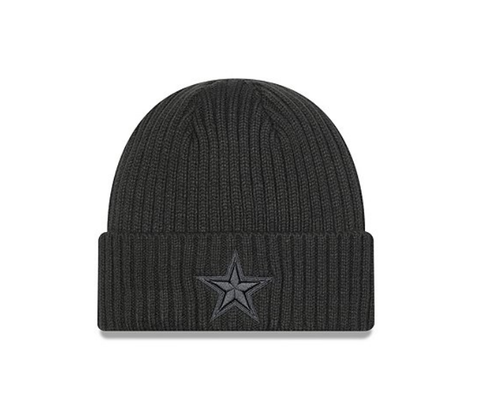 Dallas Cowboys - Mens Core Classic Steel Clouds Cuffed Knit Hat, New Era