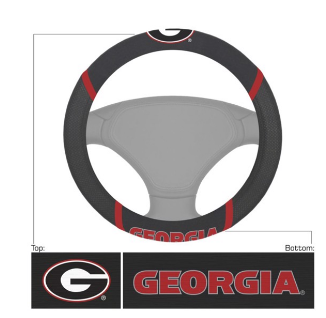 Georgia Bulldogs - Steering Wheel Cover