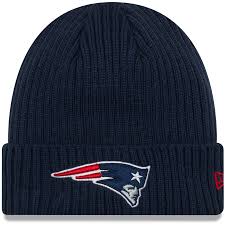 New England Patriots - Navy Team Core Classic Cuffed Knit Hat, New Era