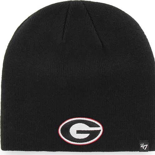 Georgia Bulldogs Black Beanie Knit Hat 