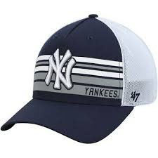 New York Yankees - Altitude MVP Navy & White Trucker Hat, 47 Brand