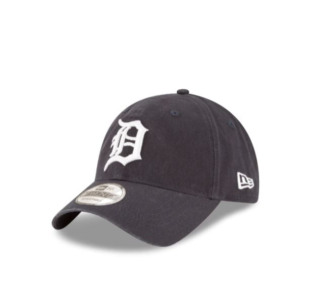 Detroit Tigers - 9Twenty Core Classic Black Adjustable Hat, New Era