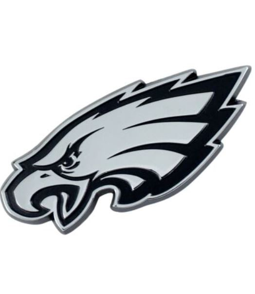 Philadelphia Eagles - Logo Metal 3" x 3.2" Auto Emblem