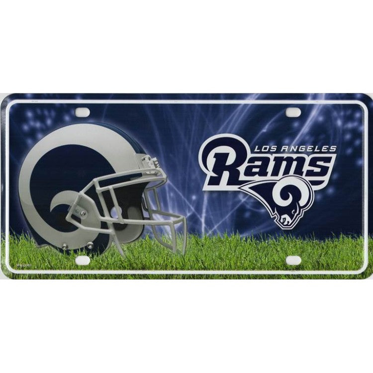 Los Angeles Rams - Metal Novelty License Plate