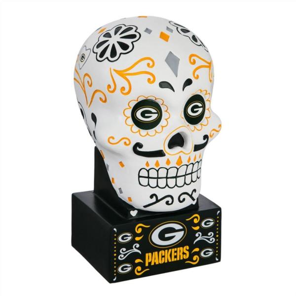 Green Bay Packers - Sugar Skull Garden Statue