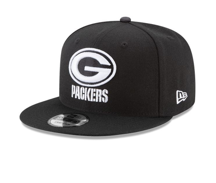 Green Bay Packers - 9Fifty Black Hat, New Era